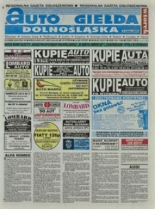 Auto Giełda Dolnośląska : regionalna gazeta ogłoszeniowa, 2002, nr 8 (844) [22.01]