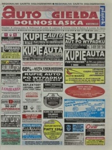 Auto Giełda Dolnośląska : regionalna gazeta ogłoszeniowa, 2002, nr 9 (845) [25.01]