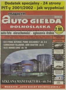 Auto Giełda Dolnośląska : magazyn, 2002, nr 12 (848) [4.02]