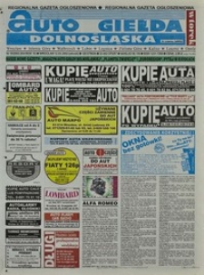 Auto Giełda Dolnośląska : regionalna gazeta ogłoszeniowa, 2002, nr 18 (854) [19.02]