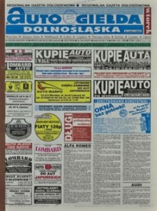 Auto Giełda Dolnośląska : regionalna gazeta ogłoszeniowa, 2002, nr 20 (856) [26.02]