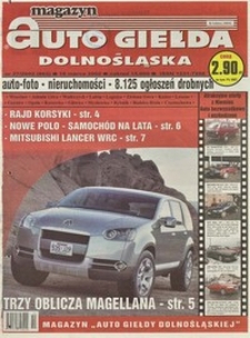 Auto Giełda Dolnośląska : magazyn, 2002, nr 27 (863) [18.03]