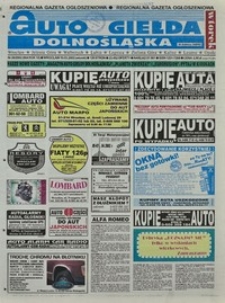 Auto Giełda Dolnośląska : regionalna gazeta ogłoszeniowa, 2002, nr 28 (864) [19.03]