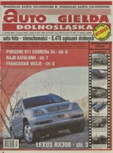 Auto Giełda Dolnośląska : magazyn, 2002, nr 32 (868) [2.04]