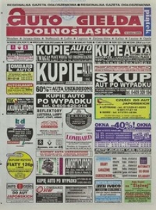 Auto Giełda Dolnośląska : regionalna gazeta ogłoszeniowa, 2002, nr 38 (874) [19.04]