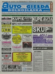 Auto Giełda Dolnośląska : regionalna gazeta ogłoszeniowa, 2002, nr 39 (875) [23.04]