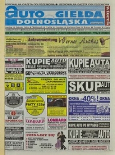 Auto Giełda Dolnośląska : regionalna gazeta ogłoszeniowa, 2002, nr 43 (879) [7.05]