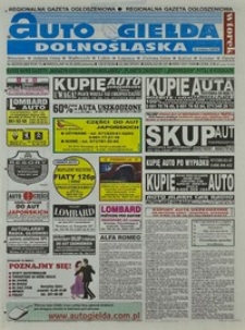 Auto Giełda Dolnośląska : regionalna gazeta ogłoszeniowa, 2002, nr 46 (882) [14.05]