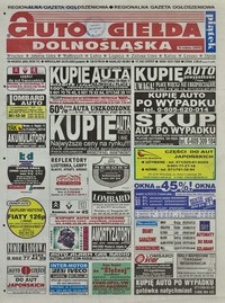 Auto Giełda Dolnośląska : regionalna gazeta ogłoszeniowa, 2002, nr 49 (885) [24.05]