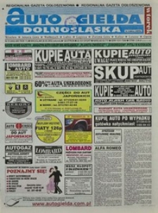 Auto Giełda Dolnośląska : regionalna gazeta ogłoszeniowa, 2002, nr 51 (887) [28.05]