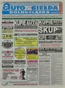 Auto Giełda Dolnośląska : regionalna gazeta ogłoszeniowa, 2002, nr 51 (887) [28.05]