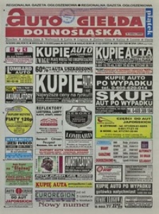 Auto Giełda Dolnośląska : regionalna gazeta ogłoszeniowa, 2002, nr 52 (888) [31.05]