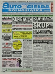 Auto Giełda Dolnośląska : regionalna gazeta ogłoszeniowa, 2002, nr 53 (889) [4.06]