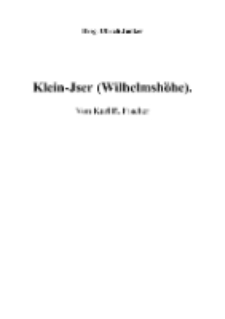 Klein-Jser (Wilhelmshöhe) [Dokument elektroniczny]