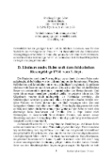 D. Lindners andre Reise nach dem Schlesischen Riesengebirge 1734. vom 3. Sept. [Dokument elektroniczny]