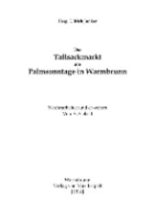 Der Tallsackmarkt am Palmsonntage in Warmbrunn [Dokument elektroniczny]