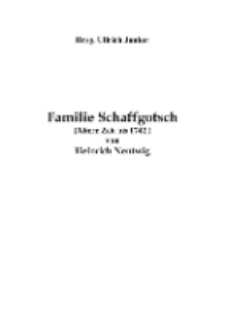 Familie Schaffgotsch [Dokument elektroniczny]