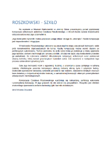 Roszkowski - Szkło [Dokument elektroniczny]