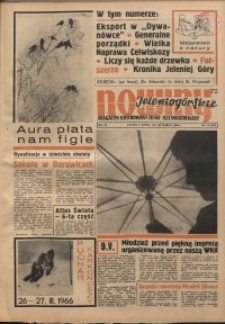 Nowiny Jeleniogórskie : magazyn ilustrowany ziemi jeleniogórskiej, R. 9, 1966, nr 12 (417)