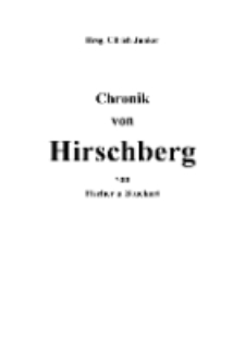 Chronik von Hirschberg [Dokument elektroniczny]