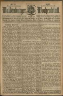 Waldenburger Wochenblatt, Jg. 58, 1912, nr 13