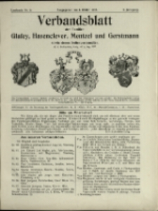Verbandsblatt der Familien Glafey, Hasenclever, Mentzel und Gerstmann, Jg. 3, 1912, nr 6