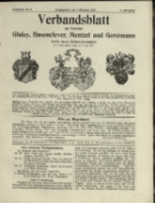 Verbandsblatt der Familien Glafey, Hasenclever, Mentzel und Gerstmann, Jg. 4, 1913, nr 8