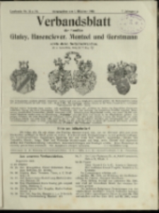 Verbandsblatt der Familien Glafey, Hasenclever, Mentzel und Gerstmann, Jg. 7, 1916, nr 15/16