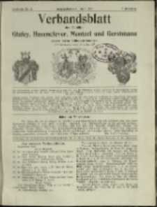 Verbandsblatt der Familien Glafey, Hasenclever, Mentzel und Gerstmann, Jg. 7, 1917, nr 17