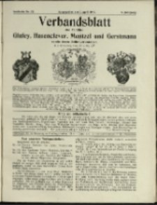Verbandsblatt der Familien Glafey, Hasenclever, Mentzel und Gerstmann, Jg. 9, 1919, nr 22