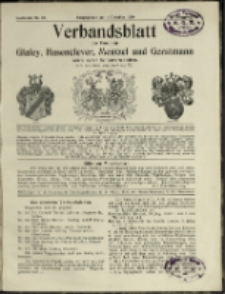 Verbandsblatt der Familien Glafey, Hasenclever, Mentzel und Gerstmann, Jg. 10, 1919, nr 23