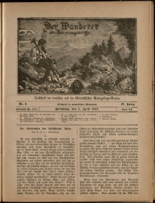 Der Wanderer im Riesengebirge, 1917, nr 4