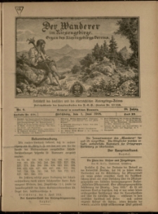 Der Wanderer im Riesengebirge, 1918, nr 6