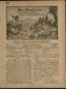 Der Wanderer im Riesengebirge, 1918, nr 7