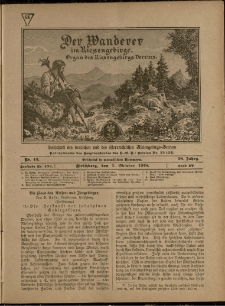 Der Wanderer im Riesengebirge, 1918, nr 10