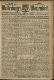 Waldenburger Wochenblatt, Jg. 58, 1912, nr 35