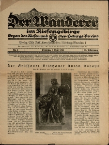 Der Wanderer im Riesengebirge, 1925, nr 5