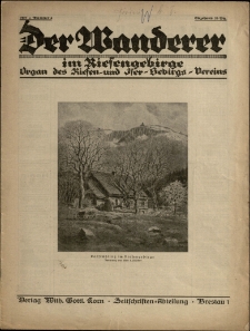 Der Wanderer im Riesengebirge, 1927, nr 4