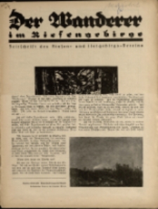 Der Wanderer im Riesengebirge, 1933, nr 7