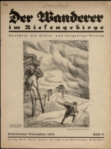 Der Wanderer im Riesengebirge, 1934, nr 11
