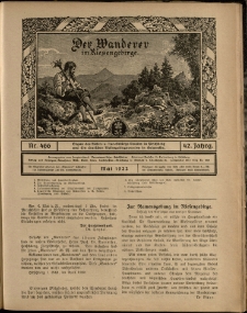 Der Wanderer im Riesengebirge, 1922, nr 1