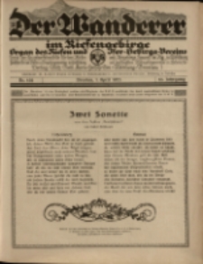Der Wanderer im Riesengebirge, 1923, nr 4