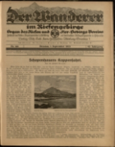 Der Wanderer im Riesengebirge, 1923, nr 9