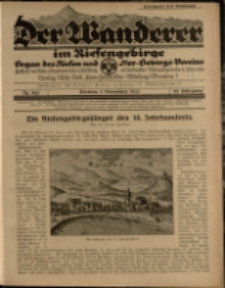 Der Wanderer im Riesengebirge, 1923, nr 11