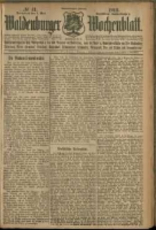 Waldenburger Wochenblatt, Jg. 58, 1912, nr 41