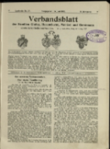 Verbandsblatt der Familien Glafey, Hasenclever, Mentzel und Gerstmann, Jg. 11, 1921, nr 27