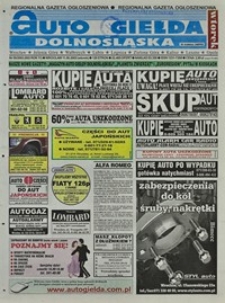 Auto Giełda Dolnośląska : regionalna gazeta ogłoszeniowa, 2002, nr 56 (892) [11.06]