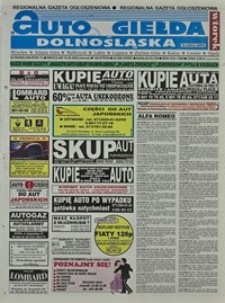 Auto Giełda Dolnośląska : regionalna gazeta ogłoszeniowa, 2002, nr 58 (894) [18.06]