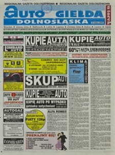 Auto Giełda Dolnośląska : regionalna gazeta ogłoszeniowa, 2002, nr 61 (897) [25.06]