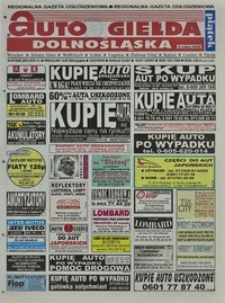 Auto Giełda Dolnośląska : regionalna gazeta ogłoszeniowa, 2002, nr 67 (903) [12.07]